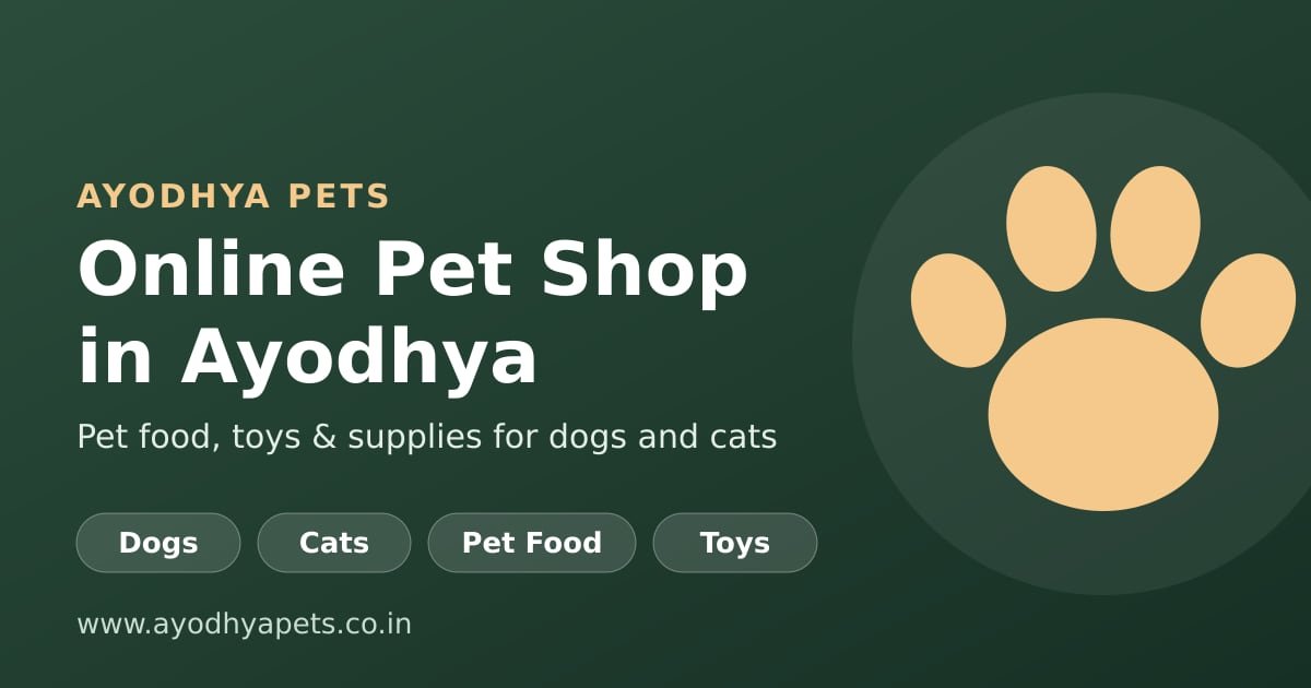 Pet Shop in Ayodhya - Ayodhya Pets Online Store